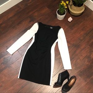 NWOT Vince Camuto Bodycon Black & White with Mesh